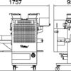 KN551-Dimension rheon Rheon KN 551