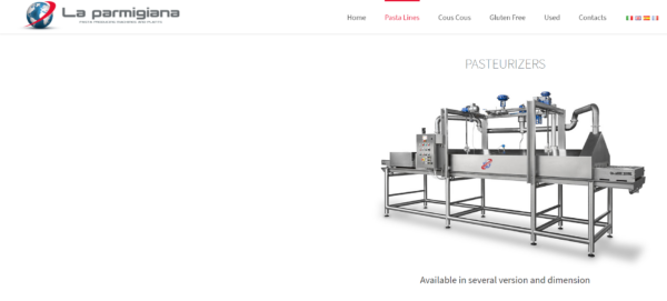 Pasteurizers_La_Parmigiana_SITE Παστεριωτής Ζυμαρικών