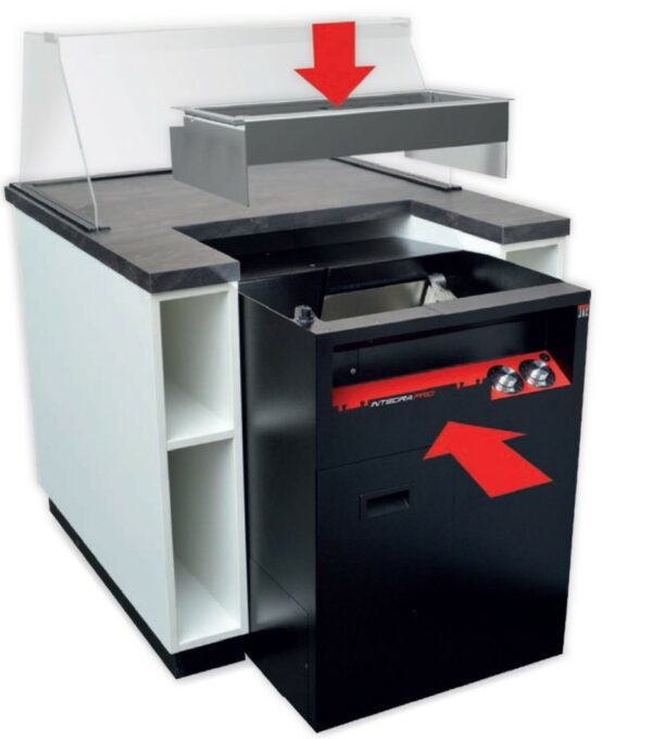 jac-display-slicer JAC Integra Pro εντοιχιζόμενη στη βιτρίνα